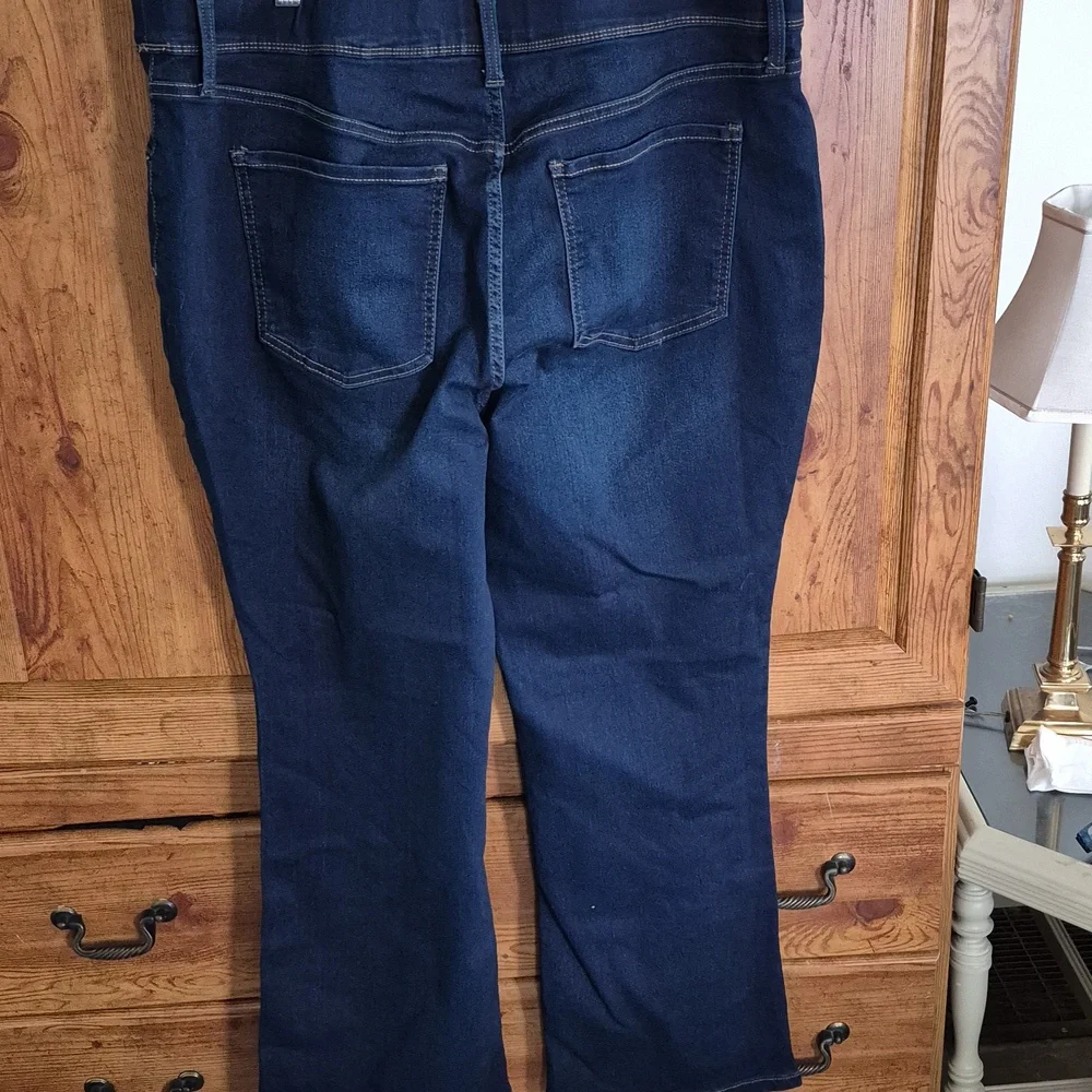 Terra&Sky Stretch Pull On Blue Jeans 1X